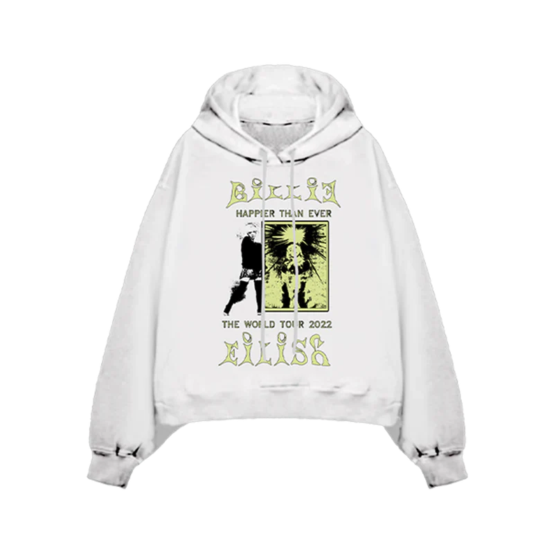 HOMECOMING STAMPED WHITE TOUR HOODIE