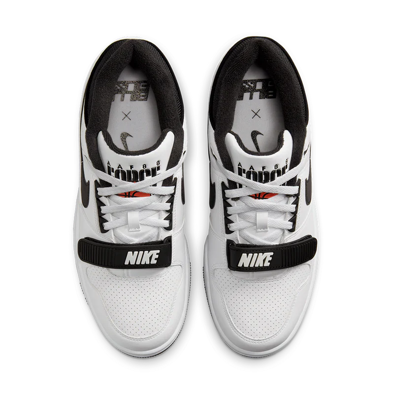 NIKE X BILLIE EILISH ALPHA FORCE WHITE AND BLACK