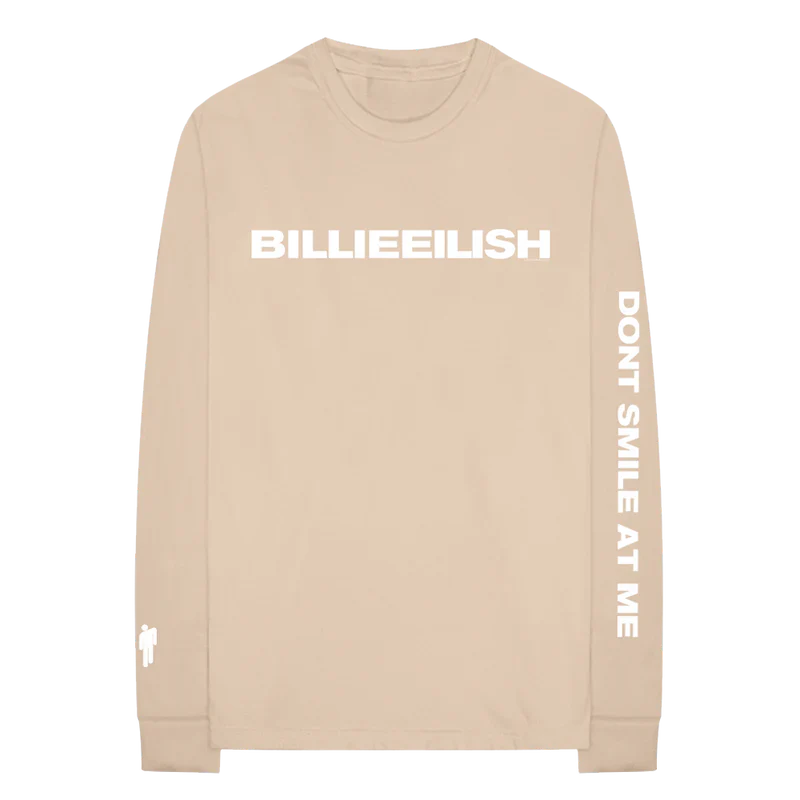 "DONT SMILE AT ME" TAN LONG SLEEVE