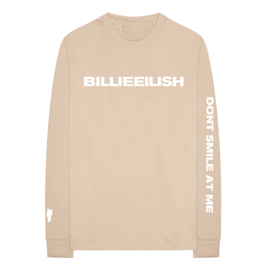 "DONT SMILE AT ME" TAN LONG SLEEVE