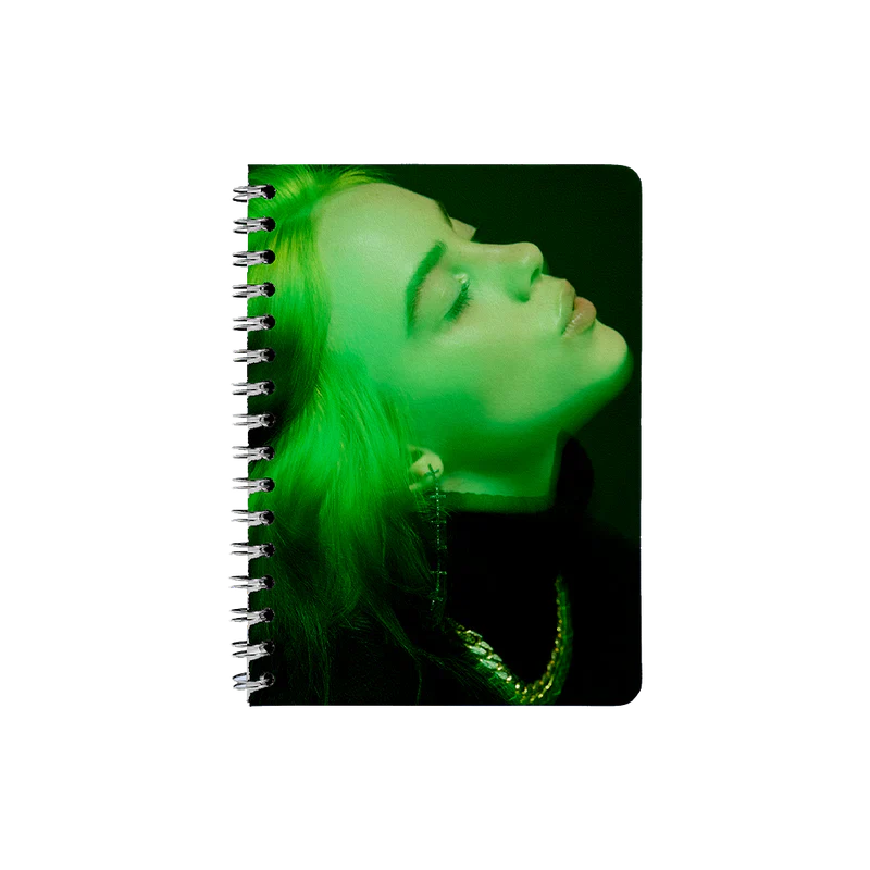 GREEN PHOTO SPIRAL NOTEBOOK